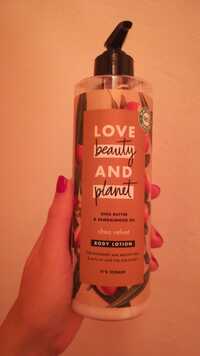 LOVE BEAUTY AND PLANET - Body lotion shea velvet 