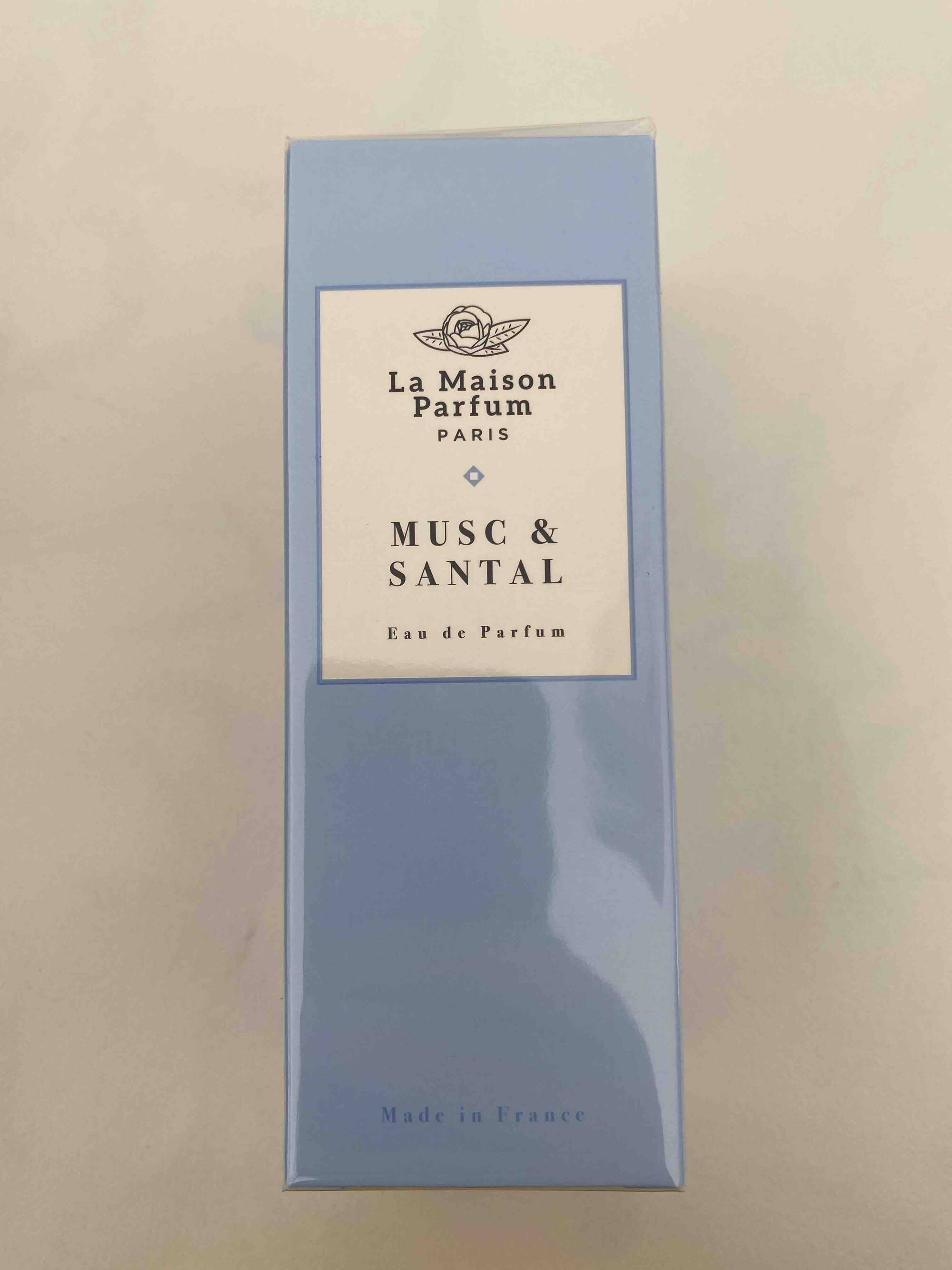 LA MAISON PARFUM - Musc & santal - Eau de parfum
