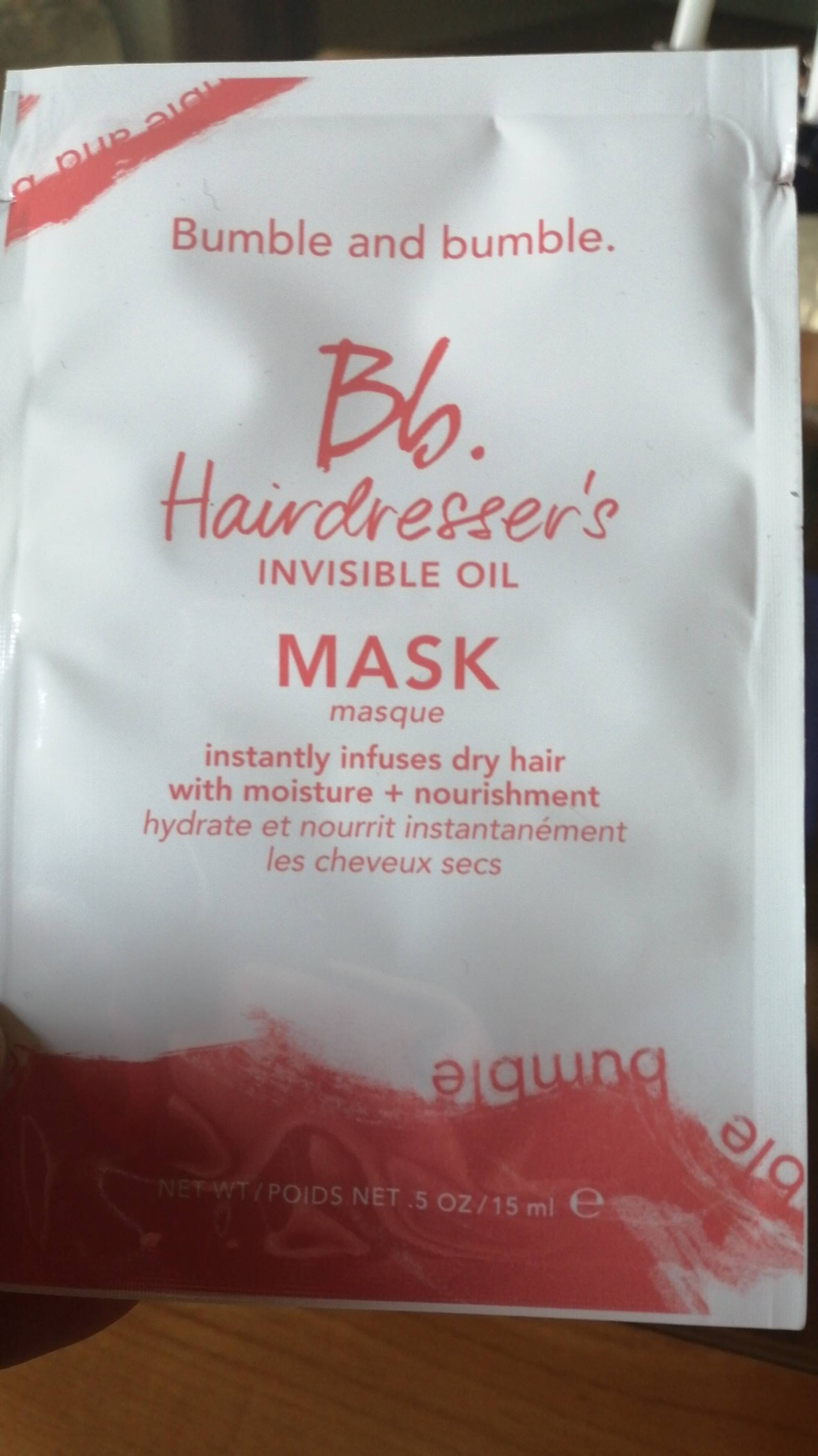 BUMBLE AND BUMBLE - Hairdresser's invisible oil - Masque