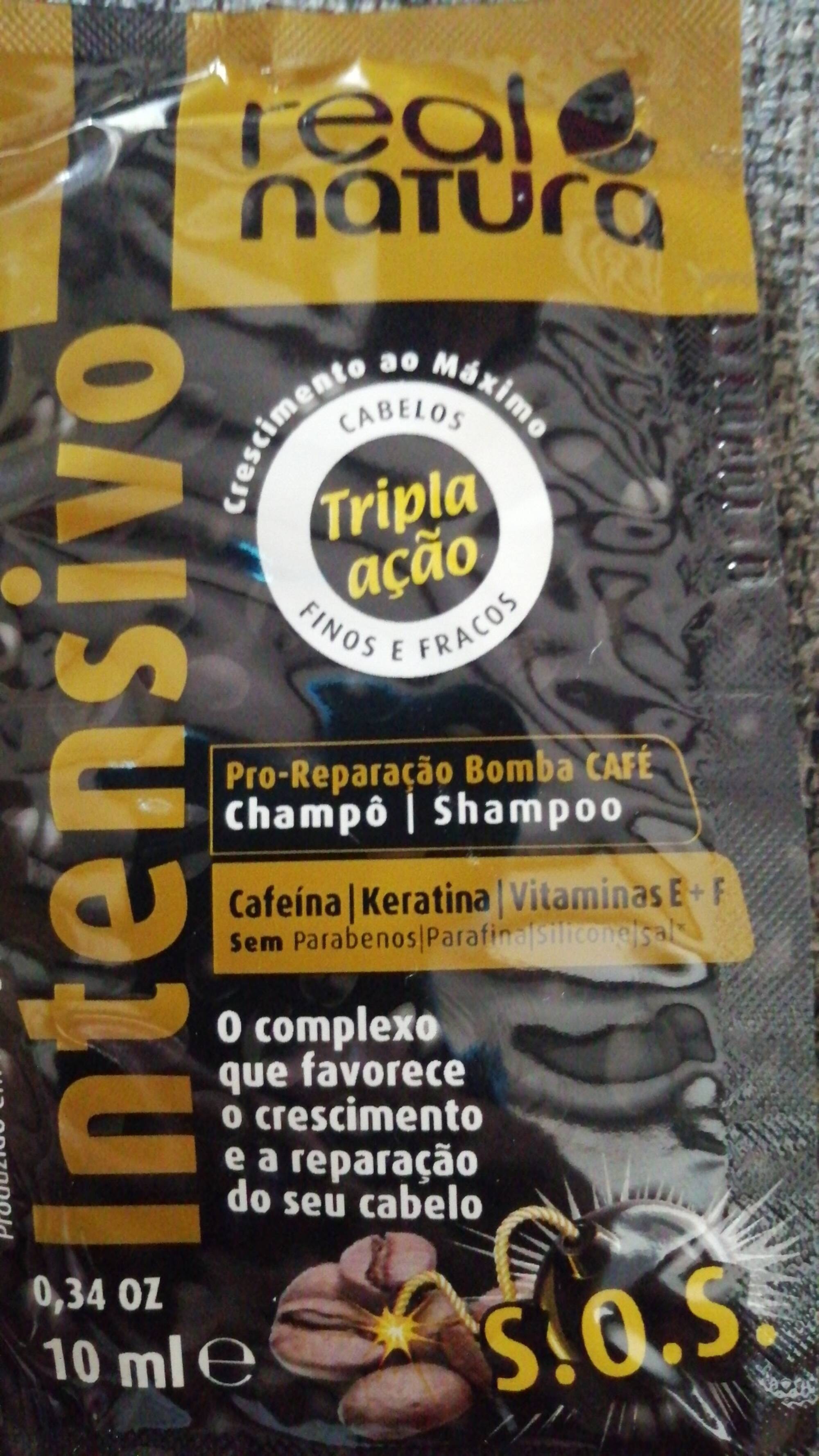 REAL NATURA - Intensivo - Shampoo tripla açao