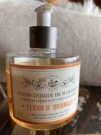 LA MAISON DU SAVON DE MARSEILLE - Fleur d'oranger - Savon liquide de Marseille 