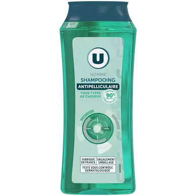 PRODUIT U - PRODUIT U U Shampooing homme antipelliculaire - 250ml
