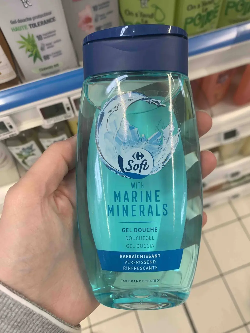 CARREFOUR - Marine minerals - Gel douche