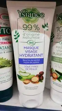 YSIANCE - Masque visage hydratant tous types de peaux