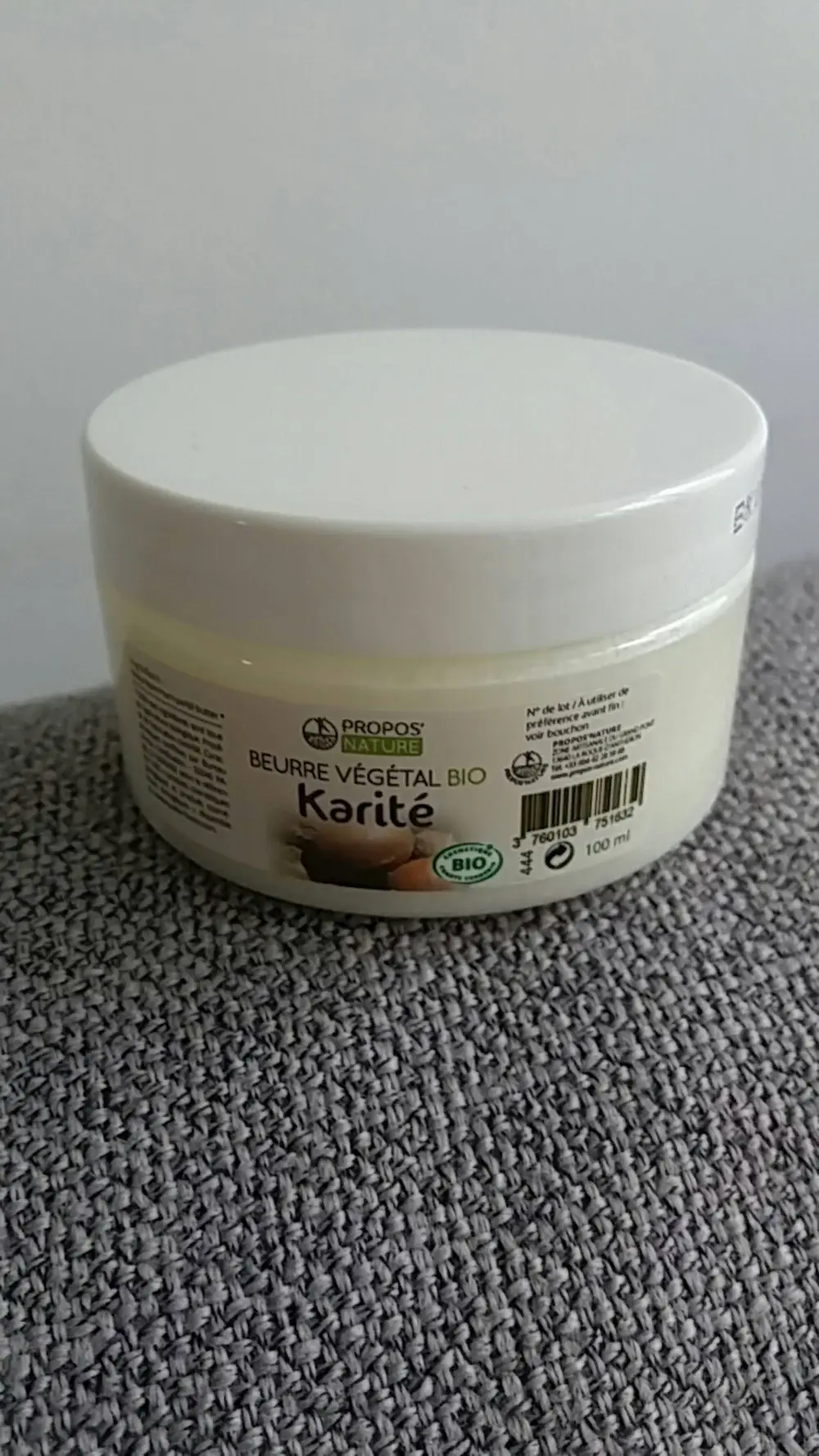PROPOS'NATURE - Karité - Beurre végétal bio