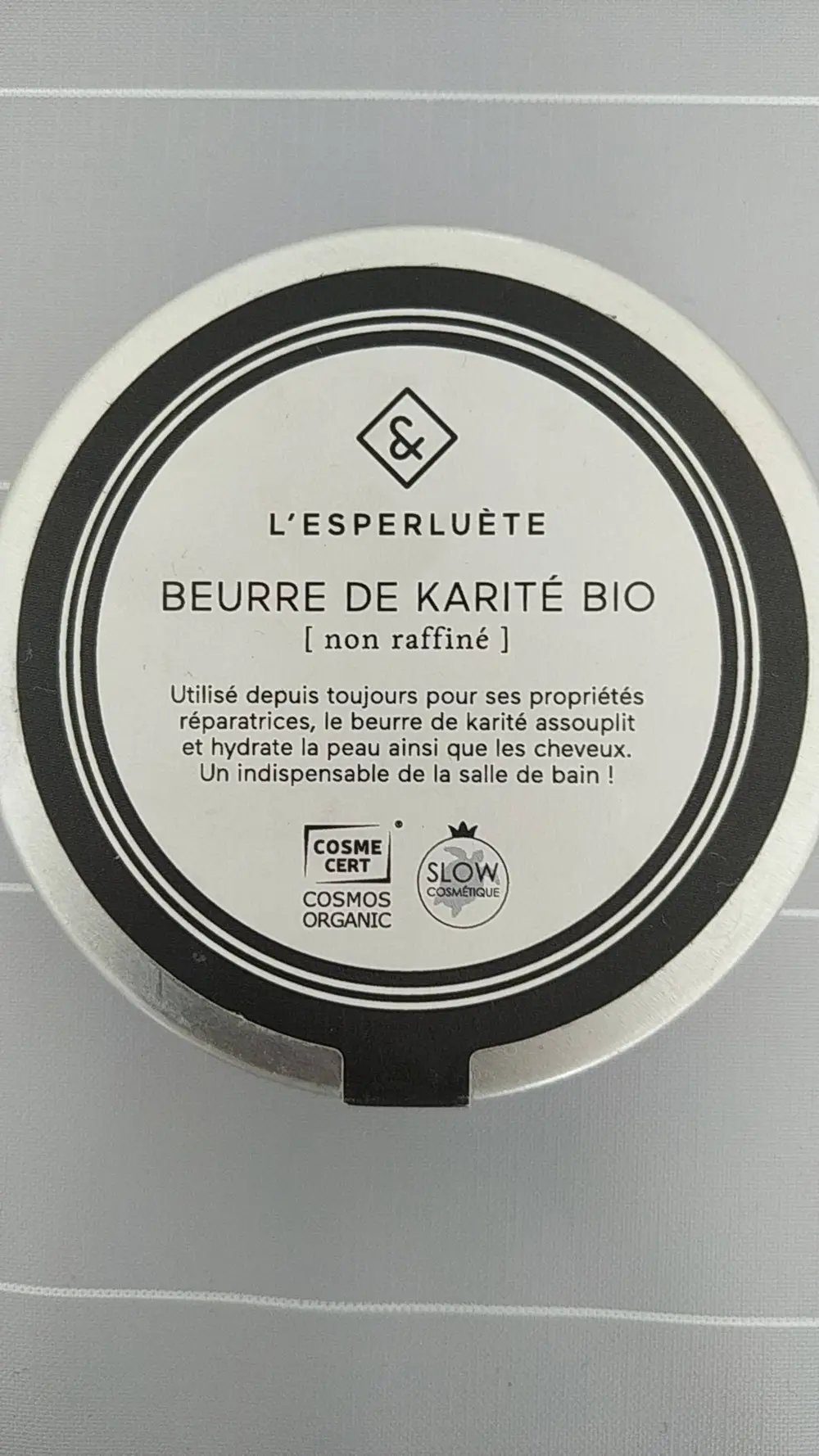 L'ESPERLUÈTE - Beurre de karité bio