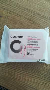 COSMIA - Lingettes intimes apaisant à l'extrait d'hamamélis