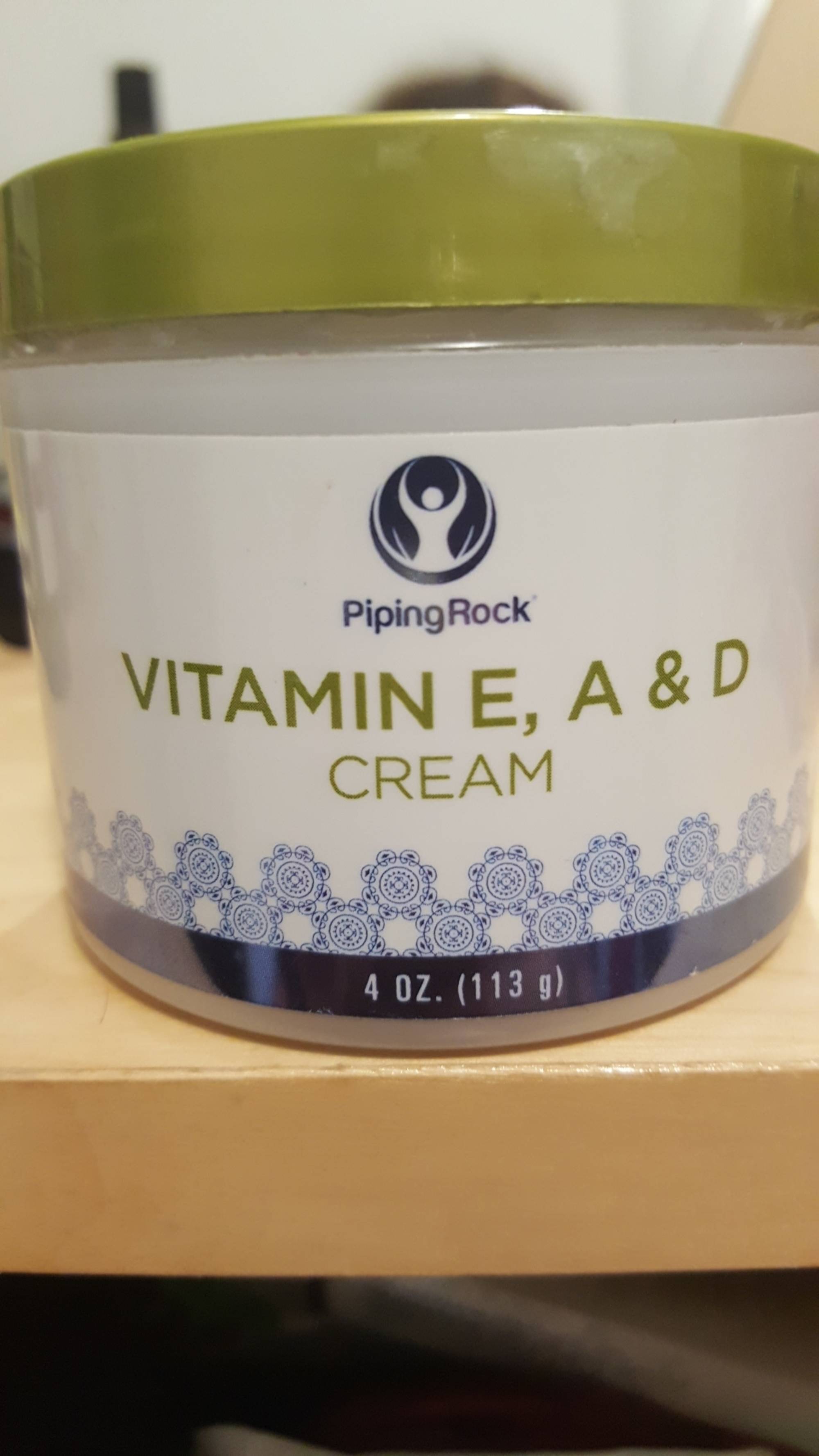 PIPING ROCK - Vitamin E, A & D - Cream