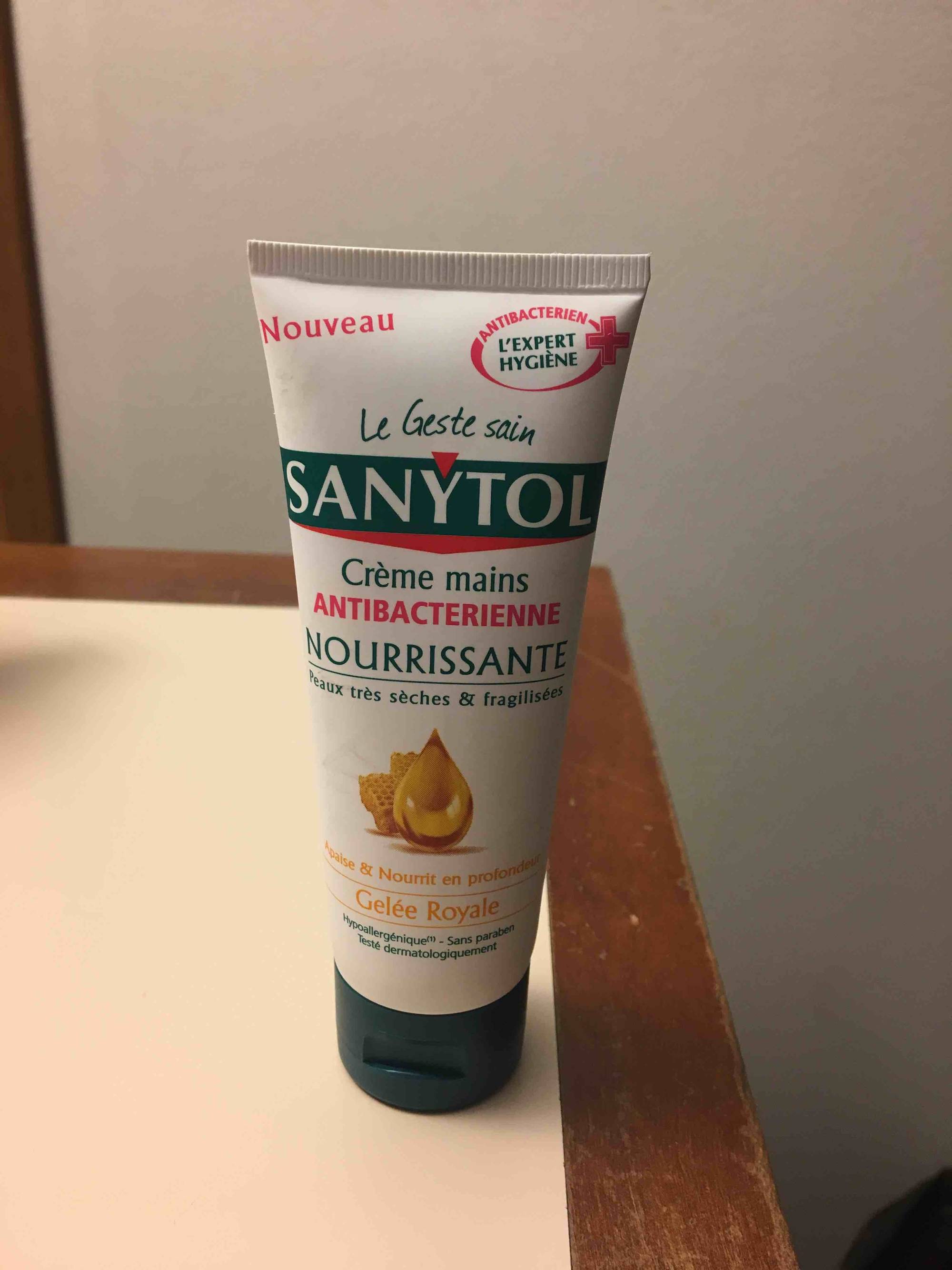 SANYTOL - Crème mains antibactérienne nourrissante - Gelée royale