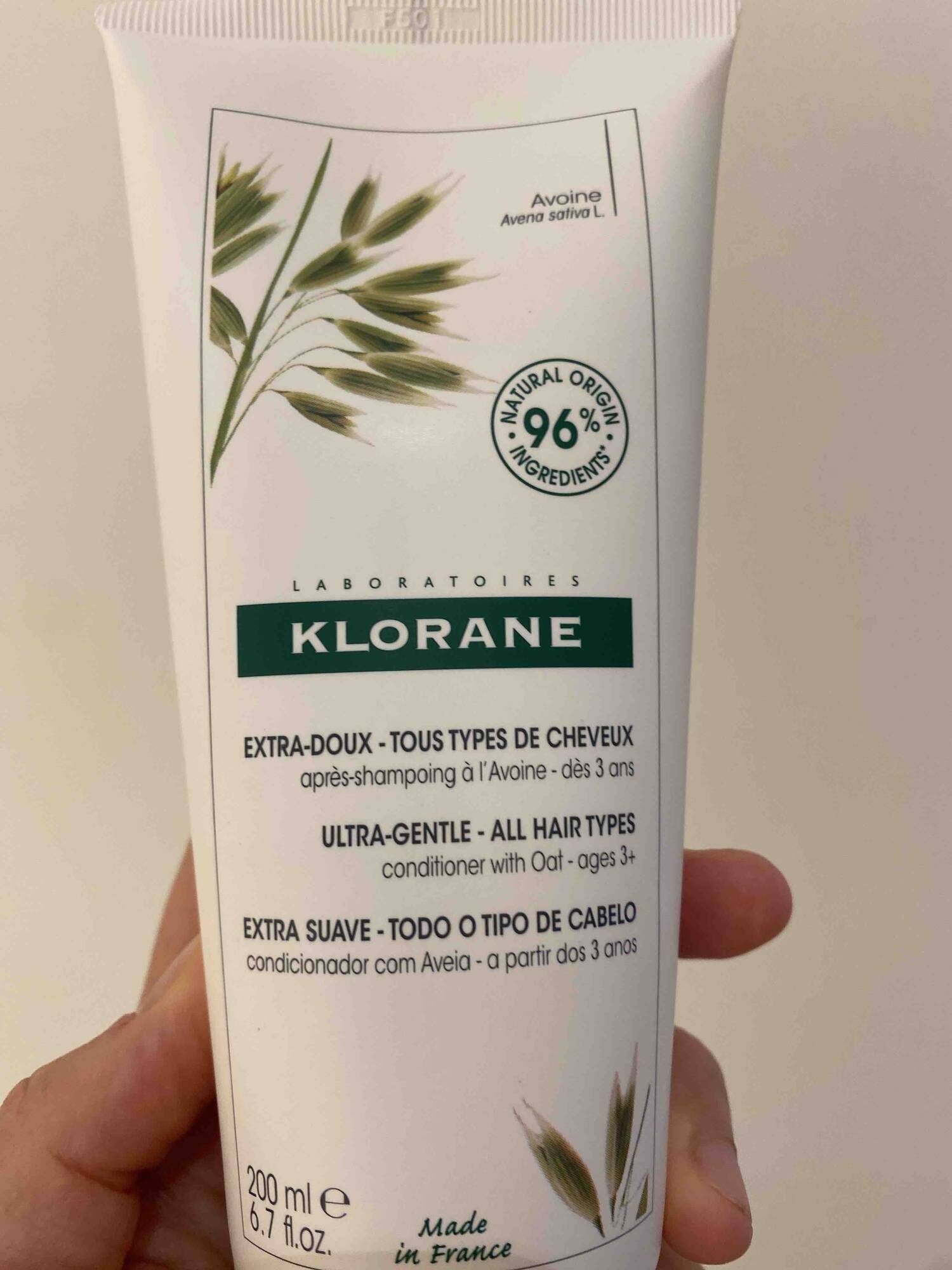 KLORANE - Extra-doux - Après-shampoing à l'Avoine