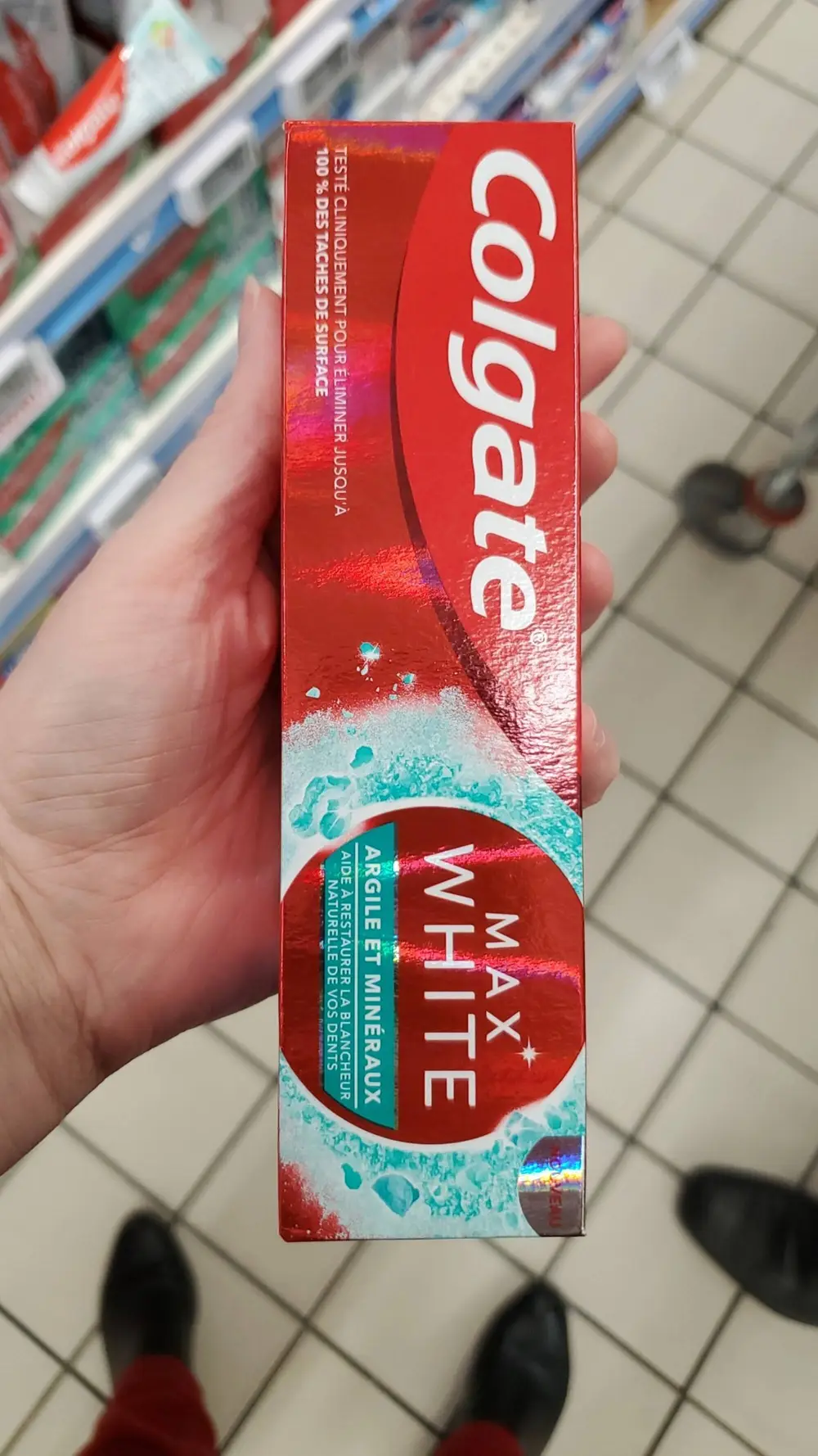 COLGATE - Max White Argile et Minéraux - Dentifrice