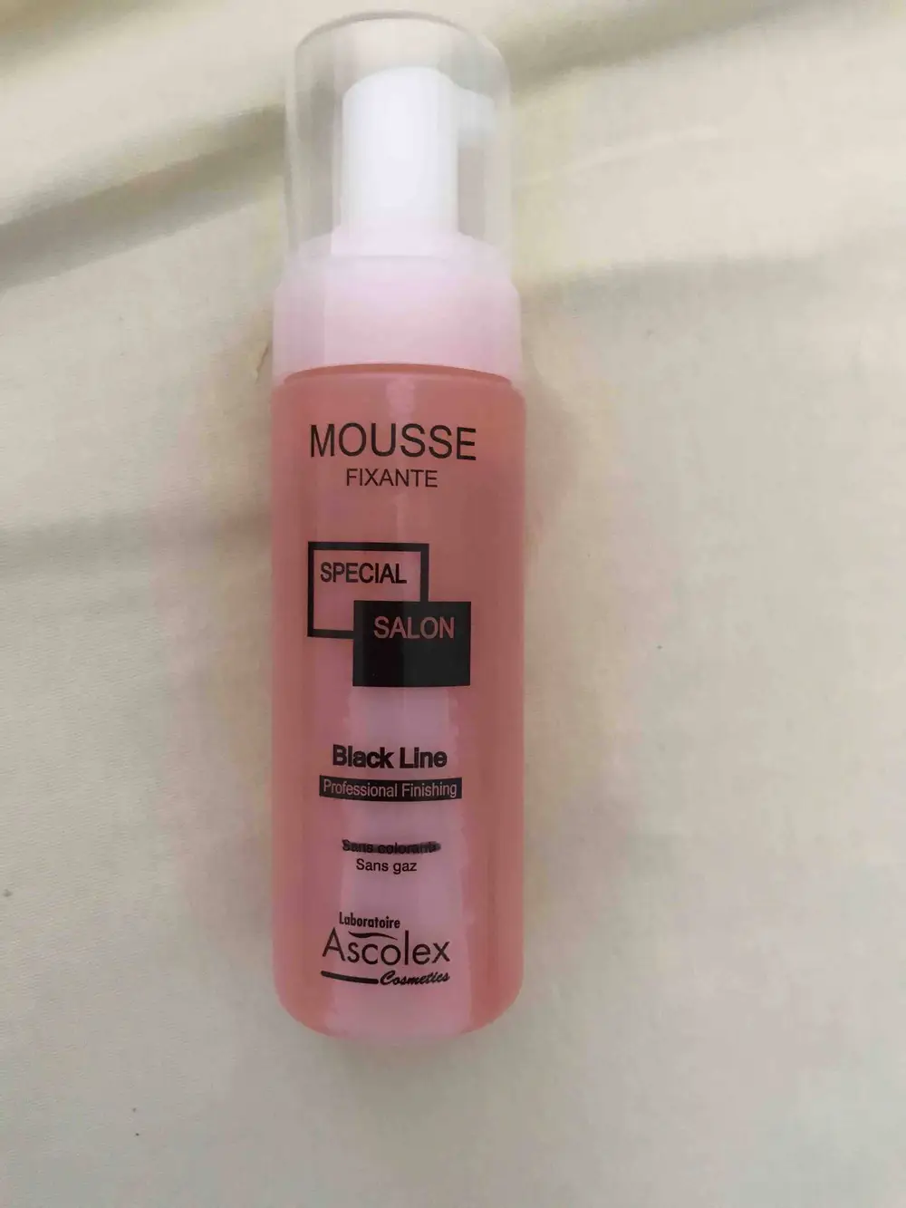 LABORATOIRE ASCOLEX COSMETICS - Black line - Mousse fixante