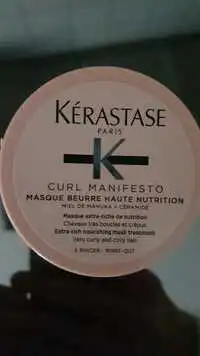 KÉRASTASE - Curl manifesto - Masque beurre haute nutrition