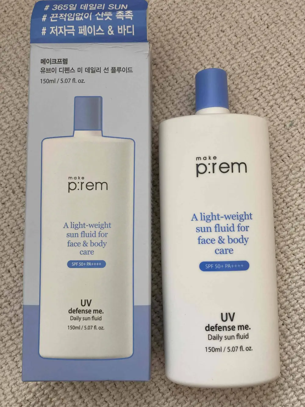 MAKE P:REM - UV defense me - Daily sun fluid SPF 50+