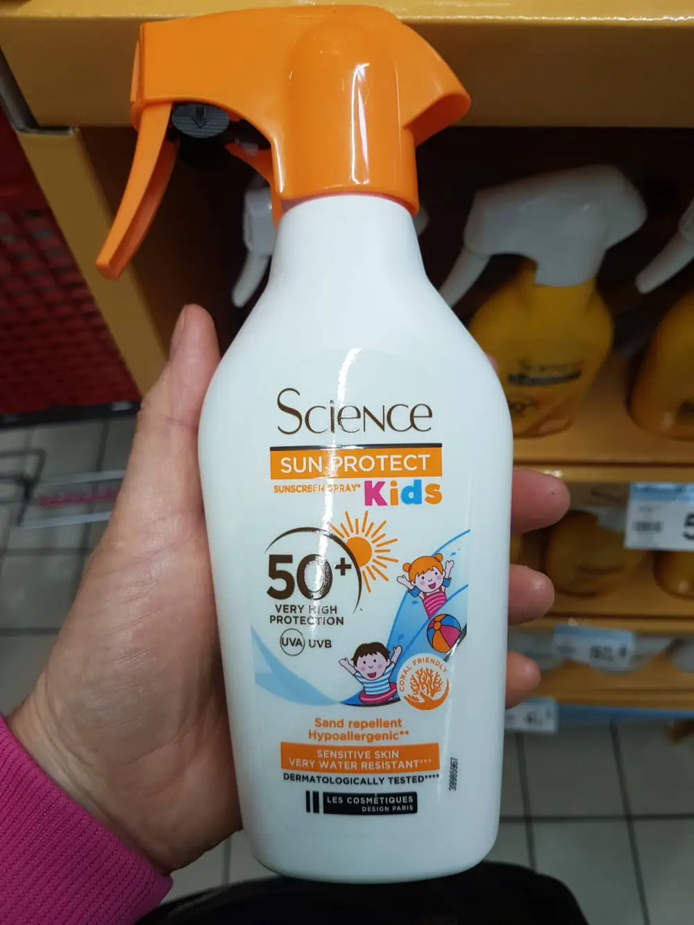 LES COSMÉTIQUES DESIGN PARIS - Science sun protect - Sunscreen spray kids 50+