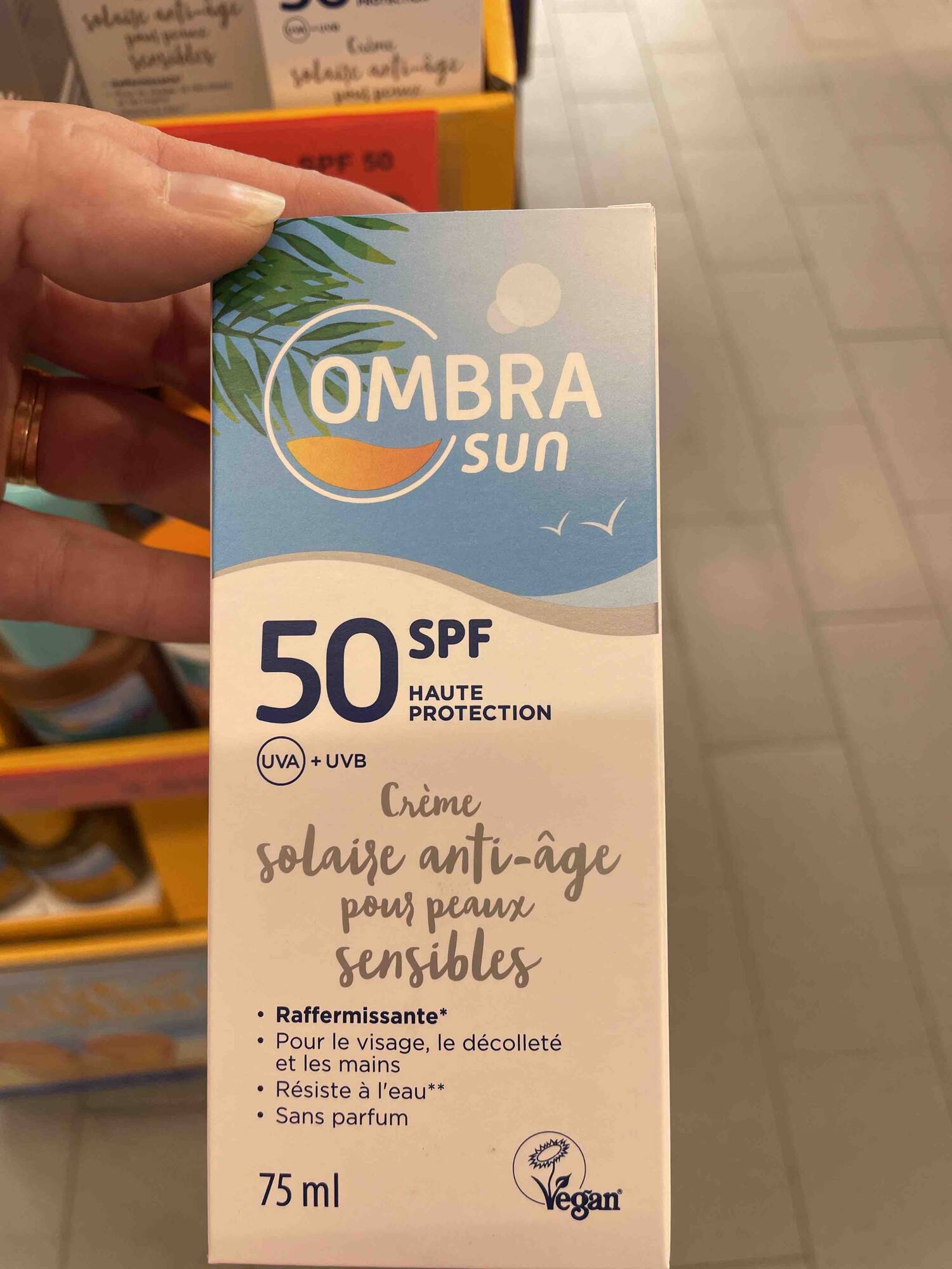 OMBRA - Sun - Crème solaire anti-âge SPF 50