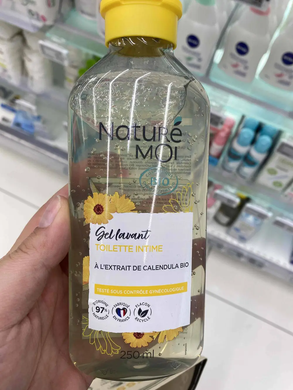 NATURÉ MOI  - Gel lavant toilette intime calendula bio