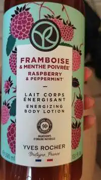 YVES ROCHER - Framboise & menthe poivrée - Lait corps énergisant