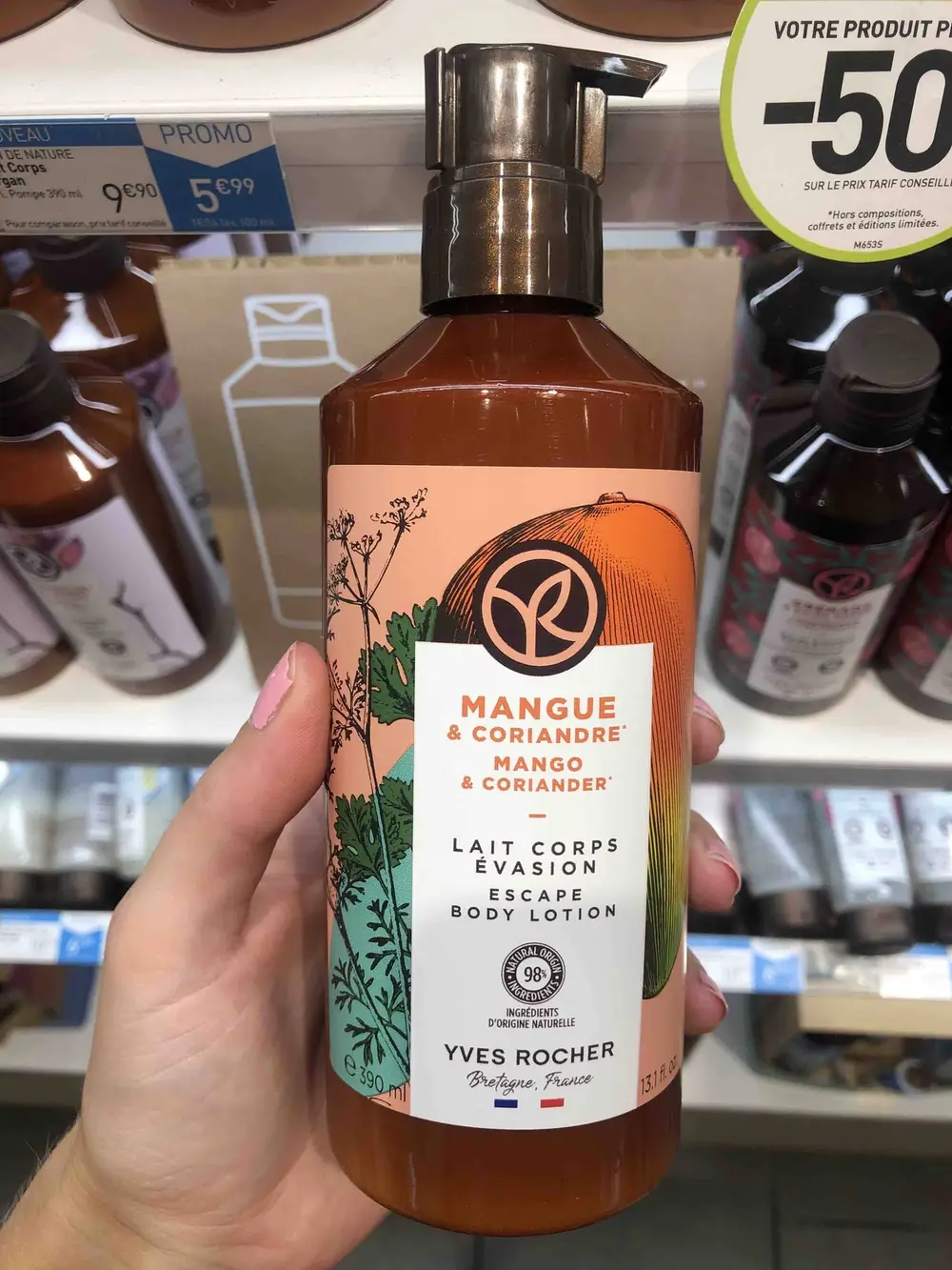 YVES ROCHER - Lait corps évasion à la mangue & coriandre