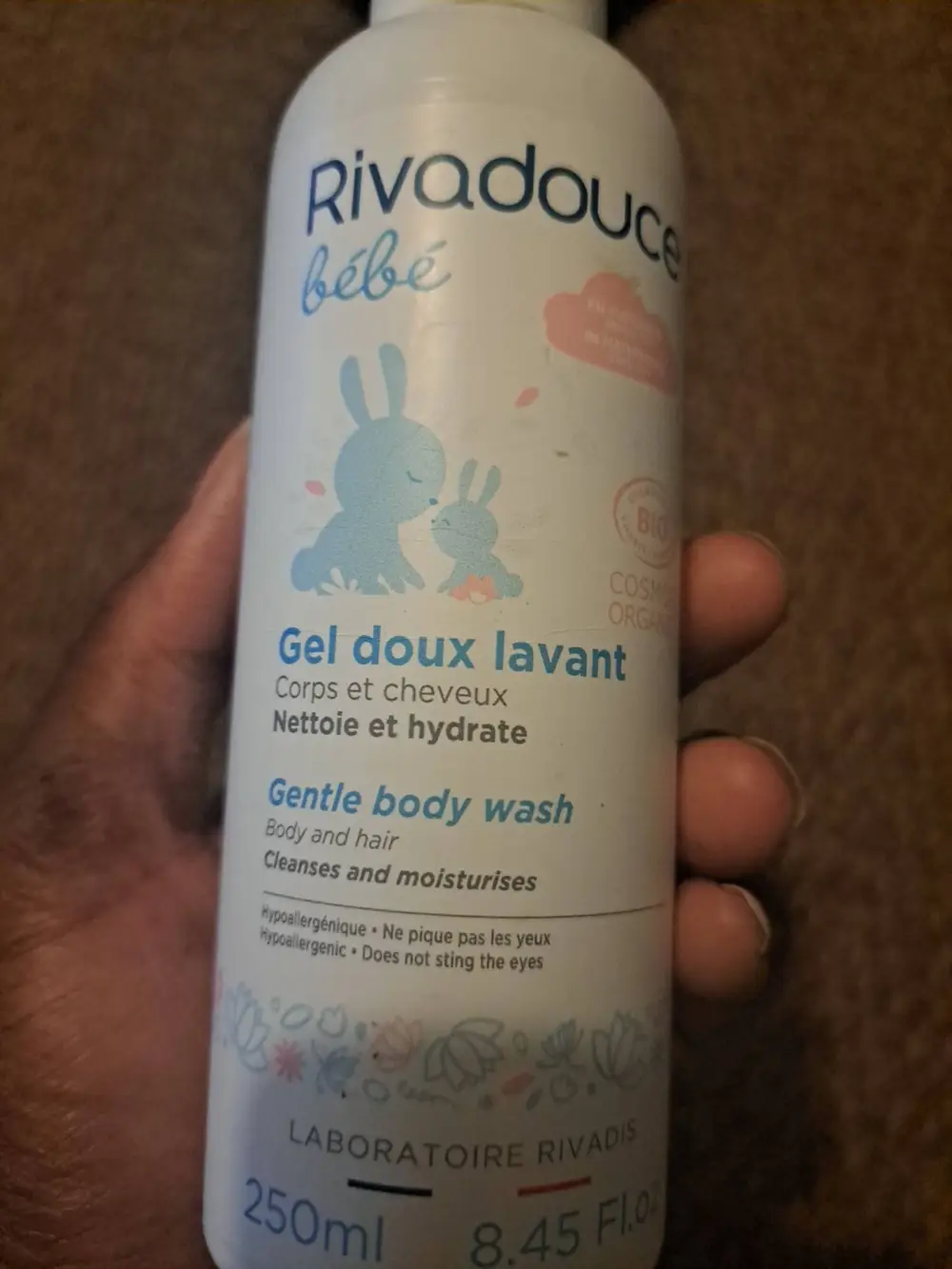 RIVADOUCE - Bébé - Gel doux lavant