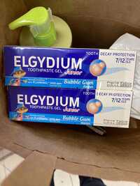 ELGYDIUM - Toothpaste gel junior bubble gum