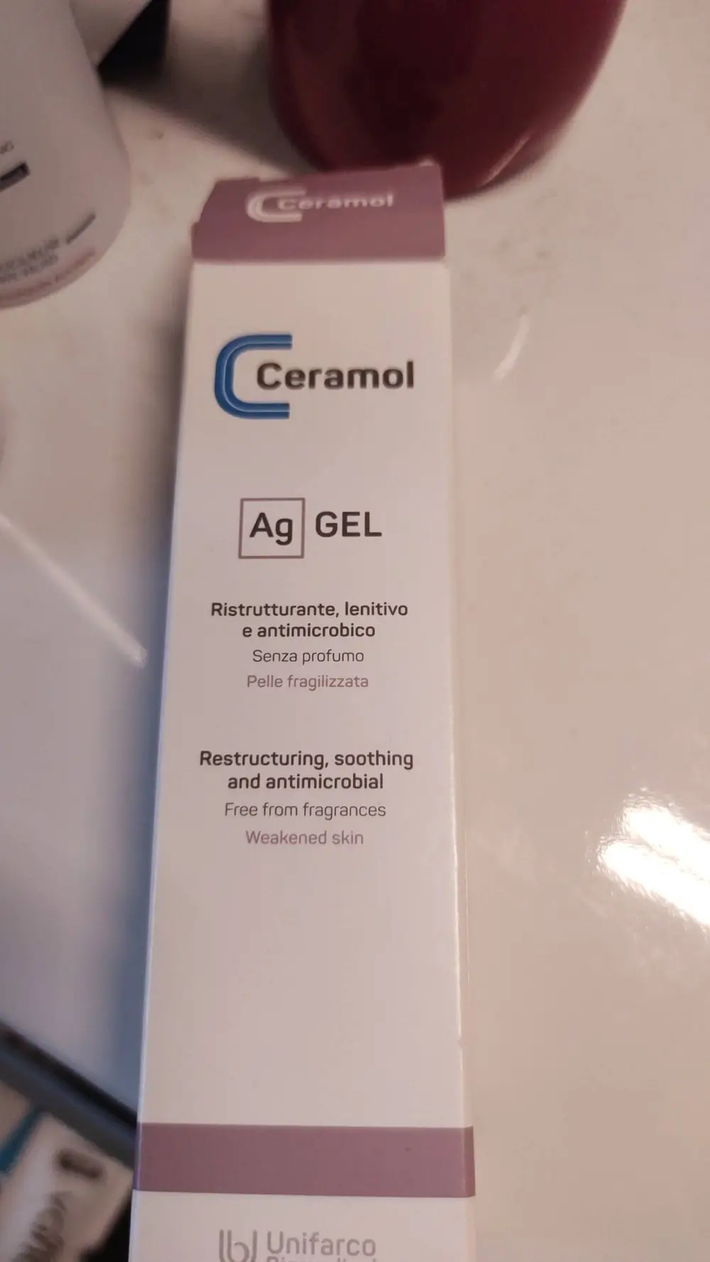 UNIFARCO BIOMEDICAL - Ceramol Ag gel - Restructuring sooting and antimicrobial