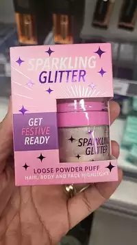 SPARKLING GLITTER - Get festive ready - Loose powder puff 