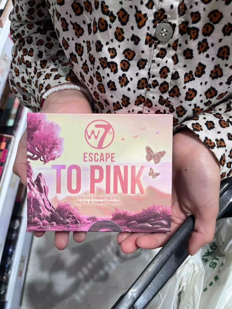W7 - Escape to pink - Palette de pigments pressés