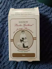 MAISON BERTHE GUILHEM - Savon surgras au miel