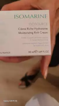 ISOMARINE - Isosource - Crème riche hydratante