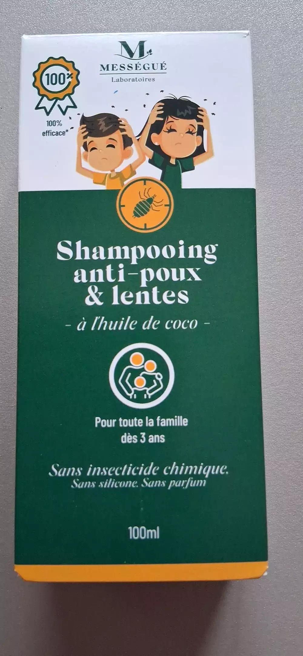 MESSÉGUÉ - Shampooing anti-poux & lentes