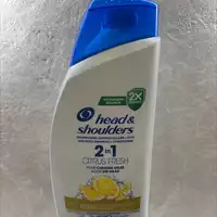 HEAD & SHOULDERS - Citrus fresh - Shampooing antipelliculaire + soin 2en1