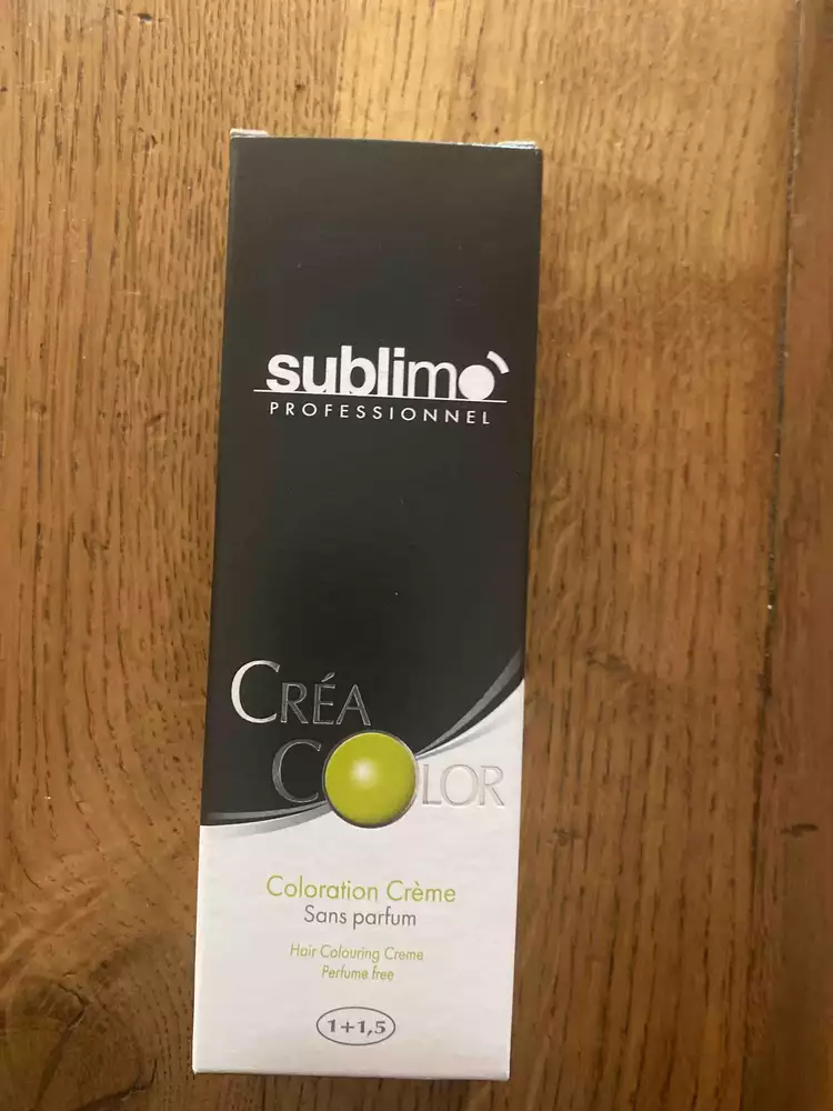 SUBLIMO - Créa color - Coloration crème sans parfum