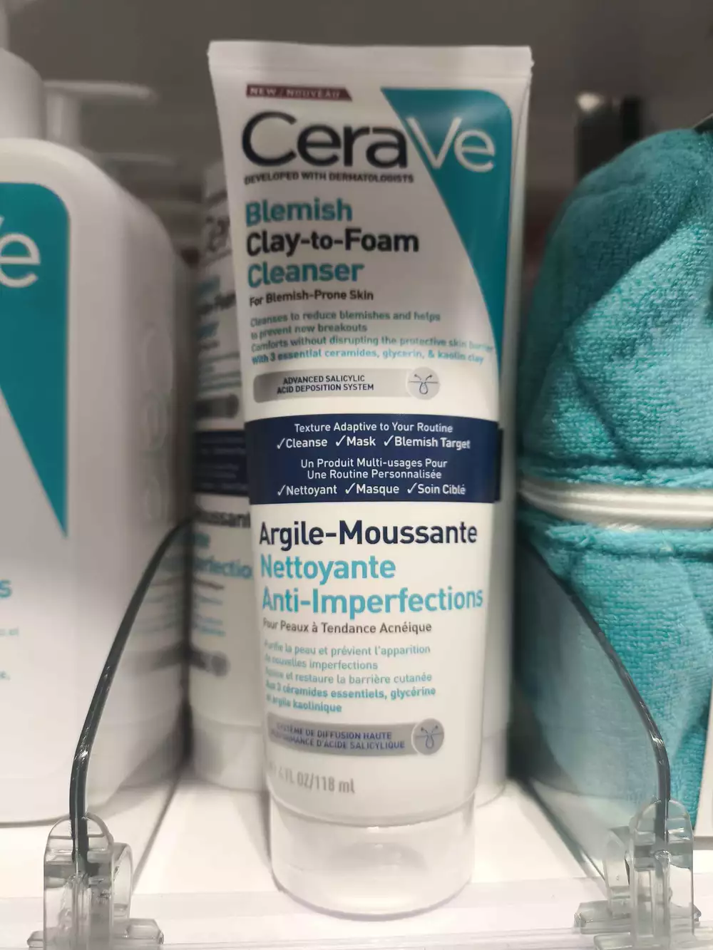 CERAVÉ - Argile-moussante - Nettoyante anti-imperfection