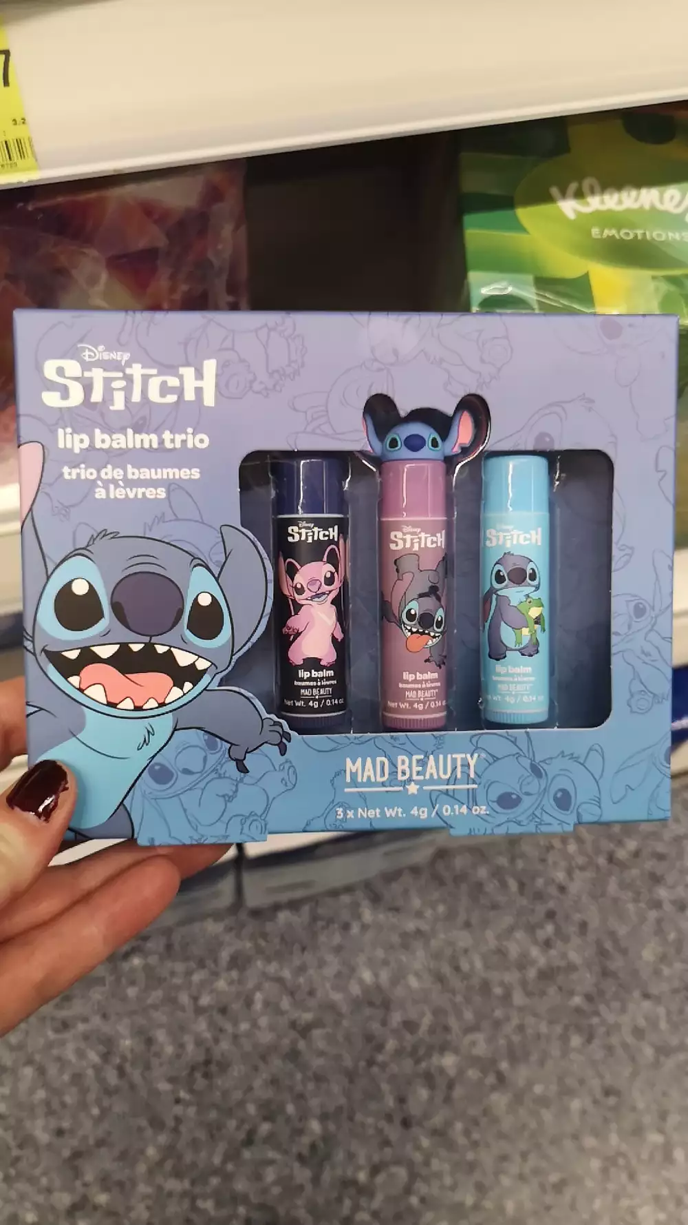 DISNEY STITCH - Trio de baumes à lèvres
