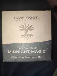 RAW ROOTS - Dread & scalp - Midnight magic cleansing shampoo bar