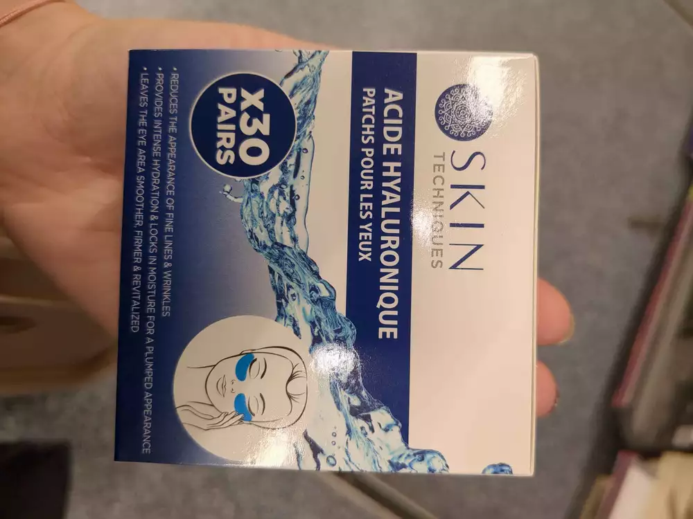 SKIN TECHNIQUES - Acide hyaluronique - Patchs pour les yeux