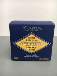 L'OCCITANE - Crème précieuse à l'huile essentielle d'immortelle