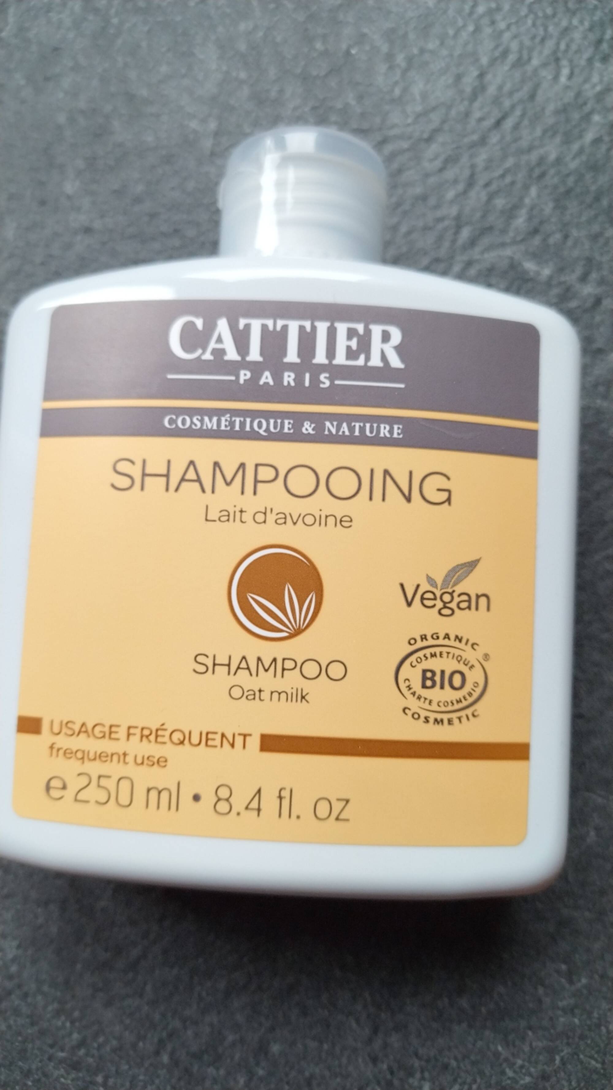 CATTIER - Shampooing lait d'avoine