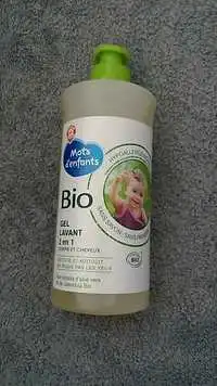 MARQUE REPÈRE - Mots d'enfants - Gel lavant bio 2 en 1 corps  et cheveux