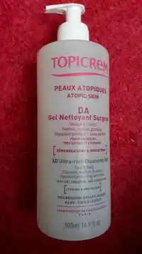 TOPICREM - DA - Gel nettoyant surgras peaux atopiques