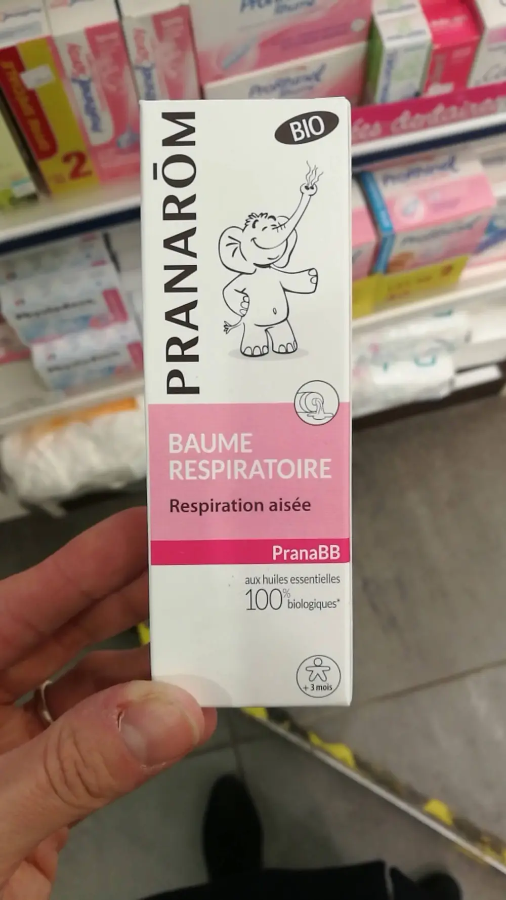 PRANARÔM - Baume respiratoire - Prana BB aux huiles essentielles