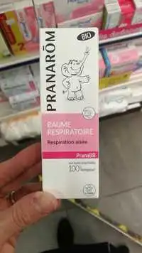 PRANARÔM - Baume respiratoire - Prana BB aux huiles essentielles