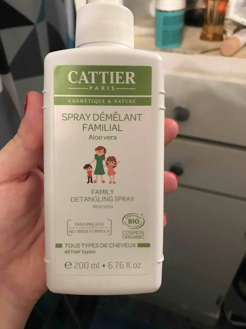 CATTIER - Spray démêlant familial aloe vera bio