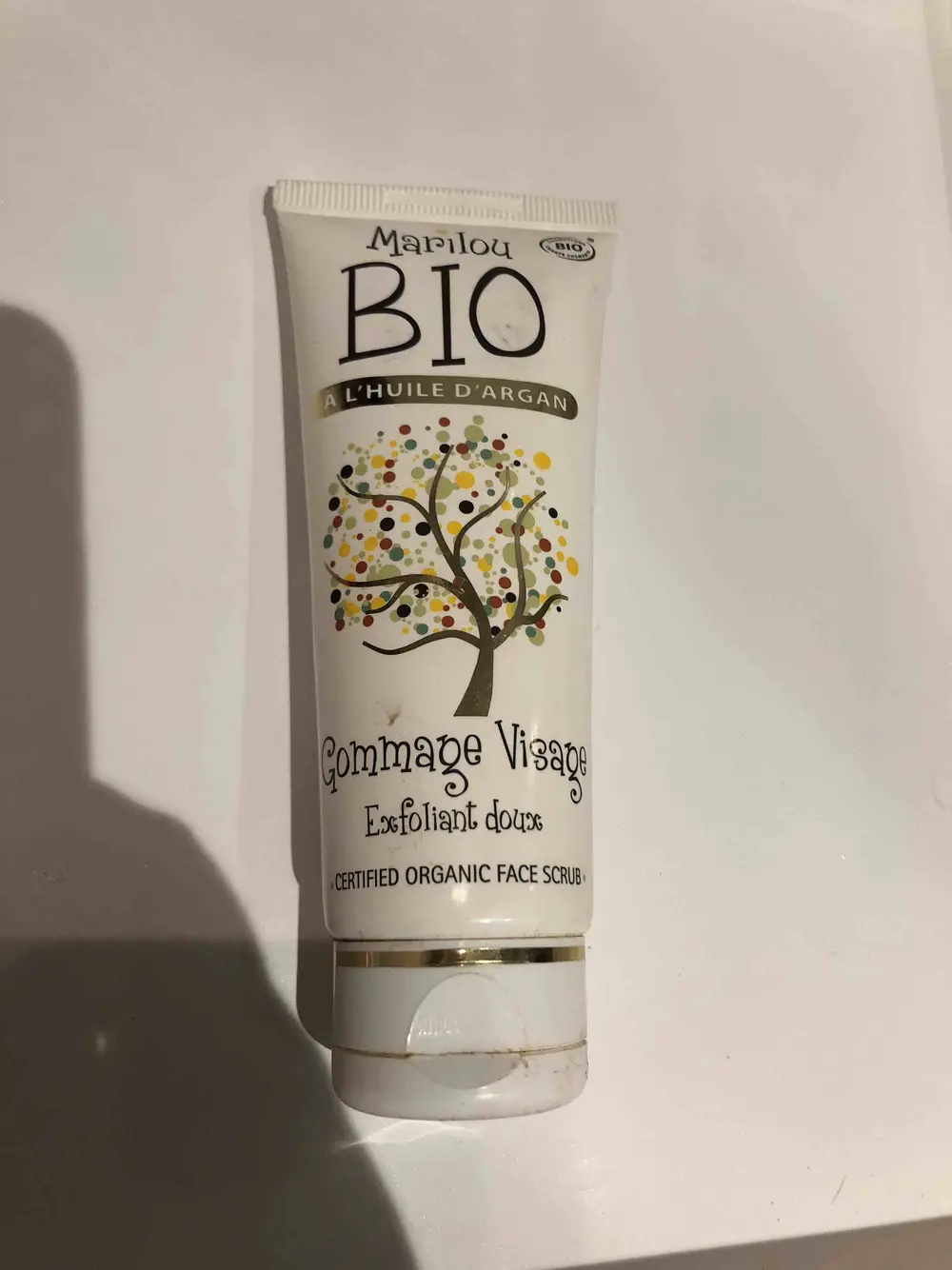 MARILOU BIO - Gommage visage exfoliant doux à l'huile d'argan bio