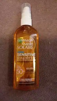 GARNIER - Ambre solaire - Sensitive Expert+ Huile protectrice nutritive FPS 50+