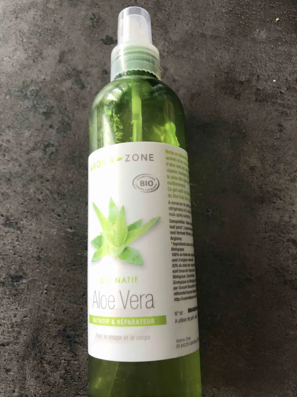 AROMA-ZONE - Aloe Vera - Gel natif