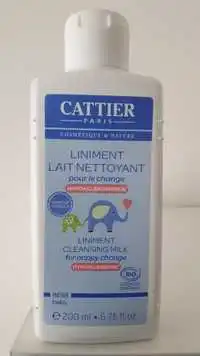 CATTIER - Liniment lait nettoyant pour le change