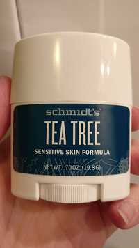 SCHMIDT'S - Tea tree - Déodorant sensitive skin formula