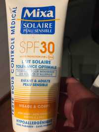 MIXA - Solaire peau sensible - Lait solaire tolérance optimale  SPF 30